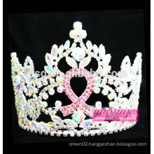 top quality promotion gift ribbon fashionable crystal tiara